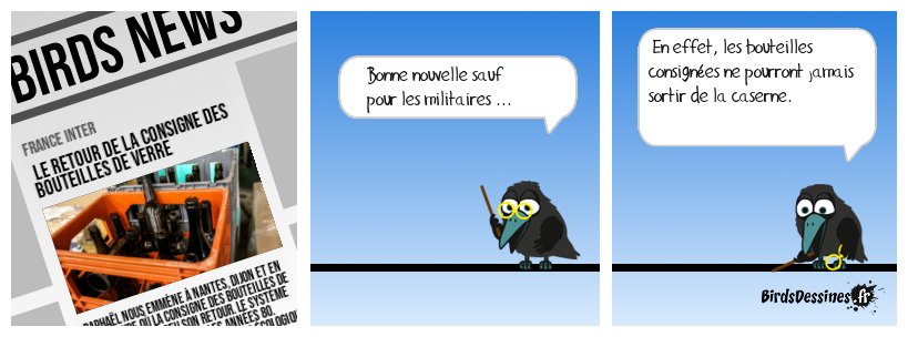 Dommage pour toutes ces bouteilles de bière ...