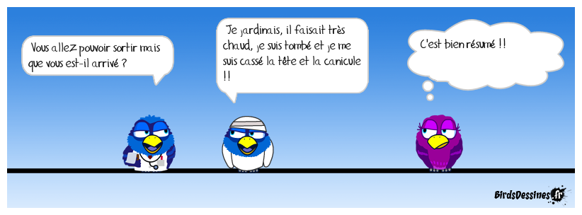 Accident de canicule...