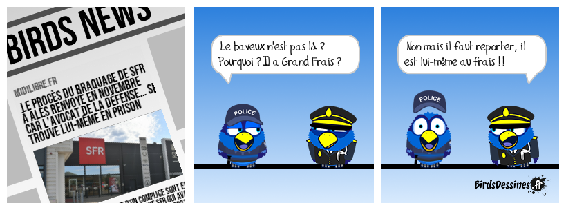 Le baveux est au frais !