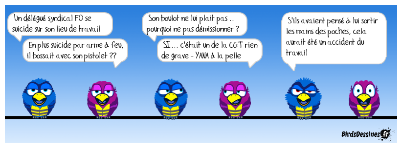Un syndicaliste se suicide au travail !