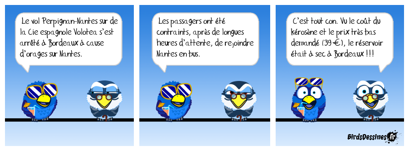 Les joies du transport aérien !