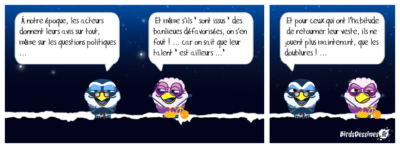 qu'est-ce qu'on s'en fout de leur avis ! ...