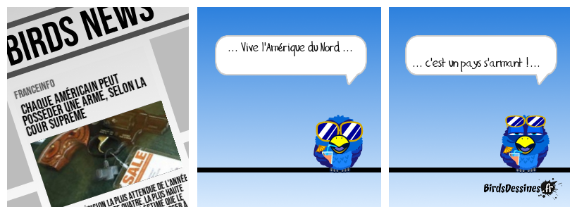 C'est vrai que c'est sale ! ... une arme ! ...