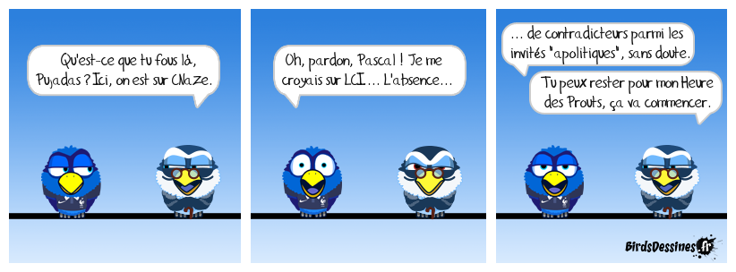 Pendant ce temps, sur télé nases...