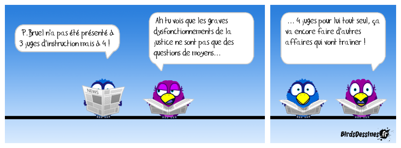 Quatre juges pour lui tout seul !