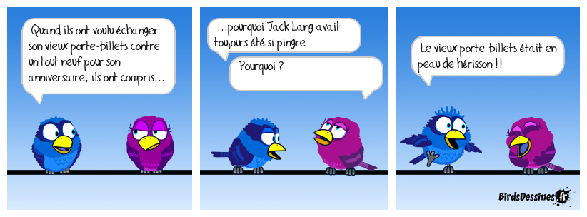 Le porte-billets en peau de hérisson...