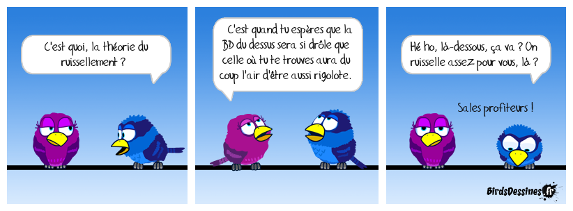 Le ruissellement