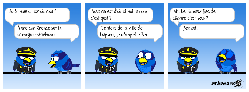 il ne fait pas coin coin lui.