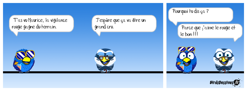 La vigilance rouge s’étend !