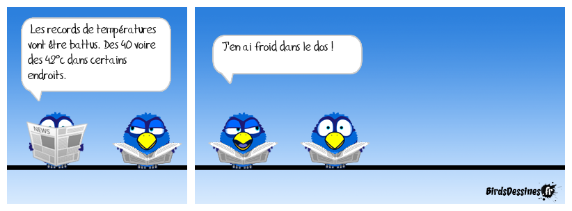 On se refroidit comme on peut.
