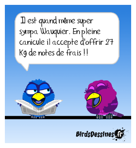 Des notes de frais en pleine canicule !!