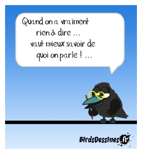 Il fallait que ça soit dit ...