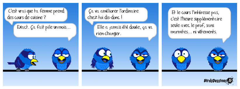 Cours de cuisine (ou pas)