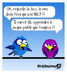 Mais il se noie !