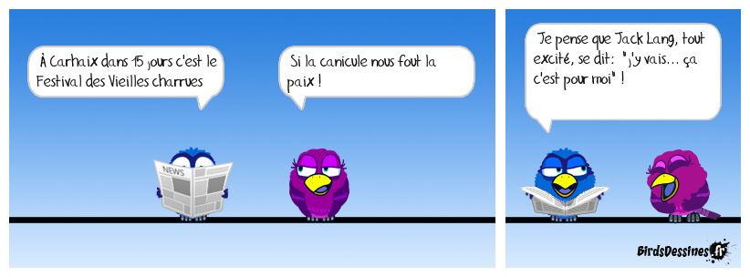 Les vieilles charrues...