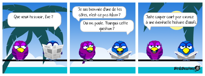 Du coup, on a la réponse à l'éternelle question. Chroniques du paradis terrestre - Bonus 6