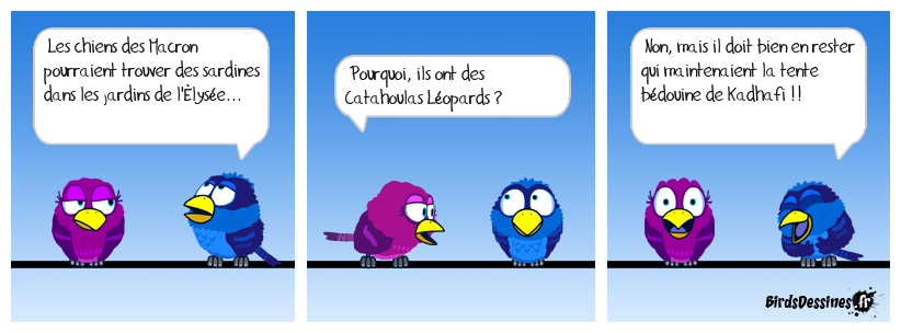 Des sardines à l'Élysée...