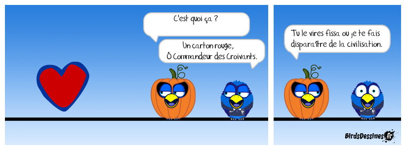 les nouvelles règles du foot-le-bordel. L'orangé grenadine