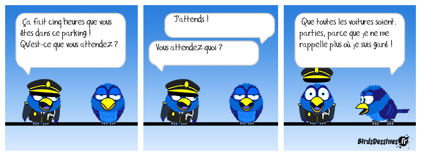 ☺ Attente au parking ☺☺