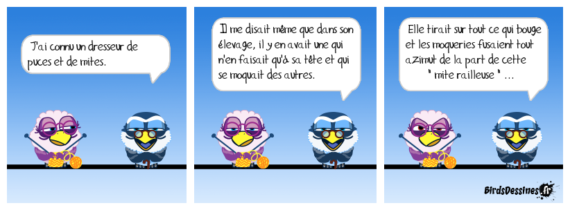 affaire de mites ...