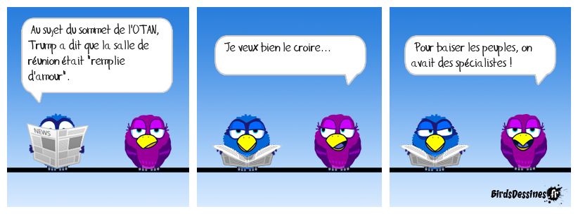 L'amour atteint des sommets au sommet de l'OTAN !