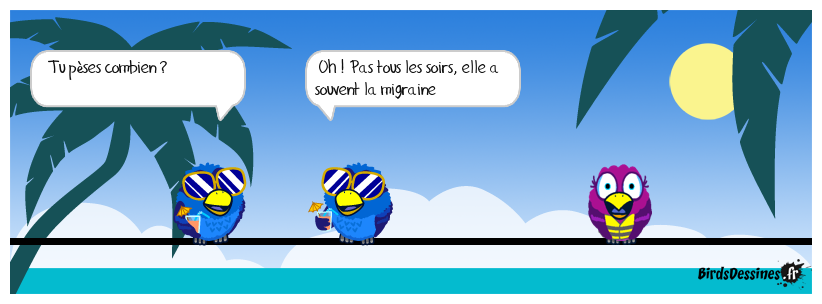 Y a pas de rapport ?