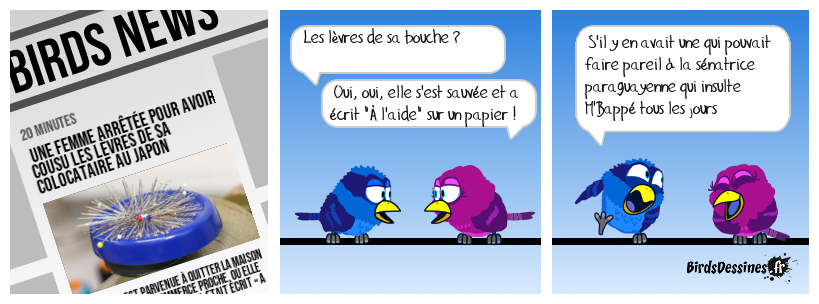 Qu'on lui couse la bouche !