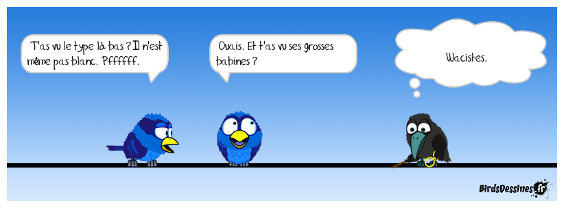 C'est ça le racisme.....