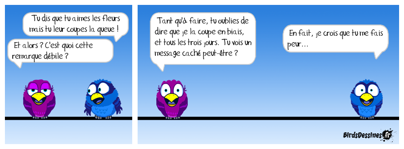 Les fleurs, c'est romantique.