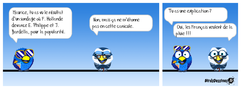 Pépère remonte dans les sondages !