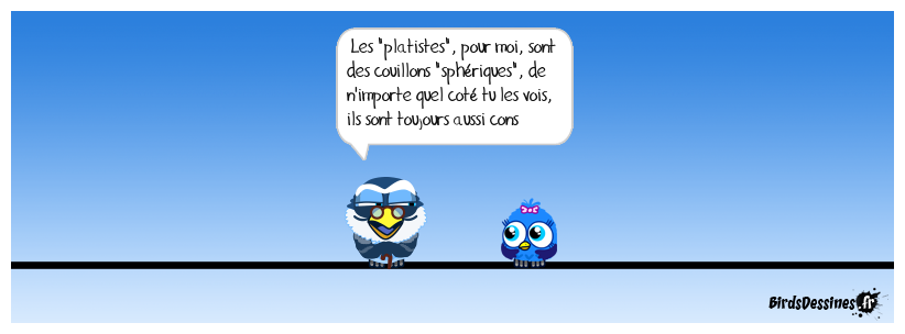 La terre est ronde ? Non, sphérique ! Faut pas en faire tout un plat.