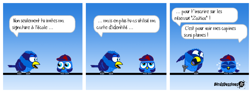 Il va m'envoyer en prison ... ce p'tit con !