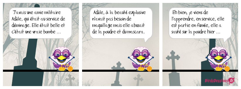 elle est morte adèle ...