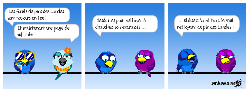 Une pub qui ne mange pas de pins !