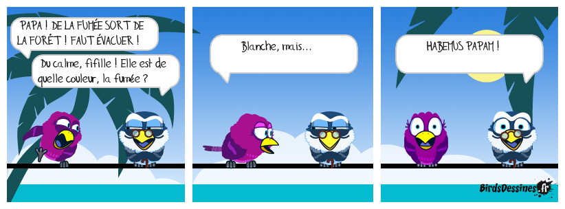 Si ça fume, chapelle les pompiers !