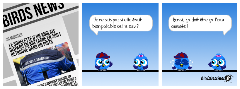 L'eau osmosée...