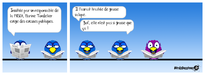 Elle prend la mouche pour pas grand chose.