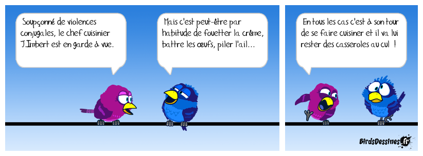 Le chef cuistot se fait cuisiner !