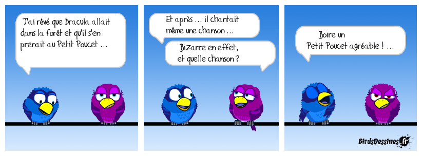 ♫ ♪ ♫ mais il ne faut pas ...♫ ♪ ♫