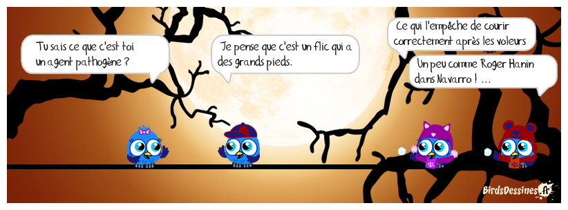 d'ailleurs je ne l'ai jamais vu courir ...