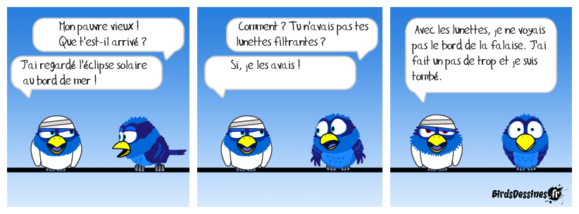 Puisqu'on vous dit que regarder une éclipse peut être dangereux !