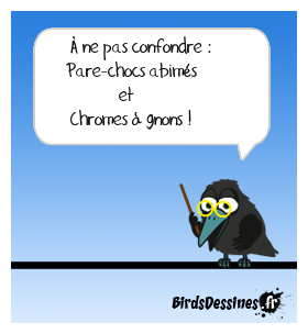 Les chromes aux hommes ...
