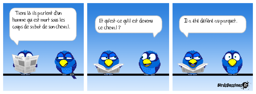 Les 4 fers en l'air !