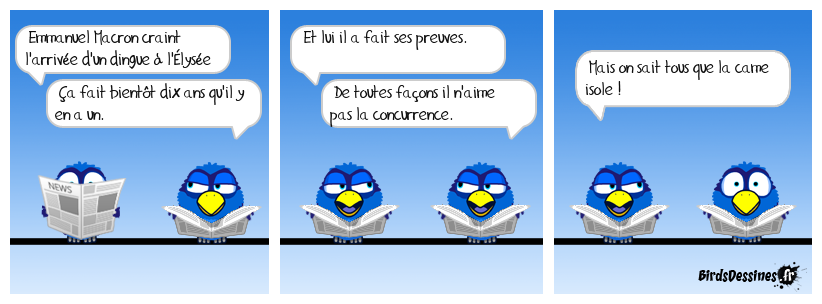 Il se regarde dans une glace parfois ?