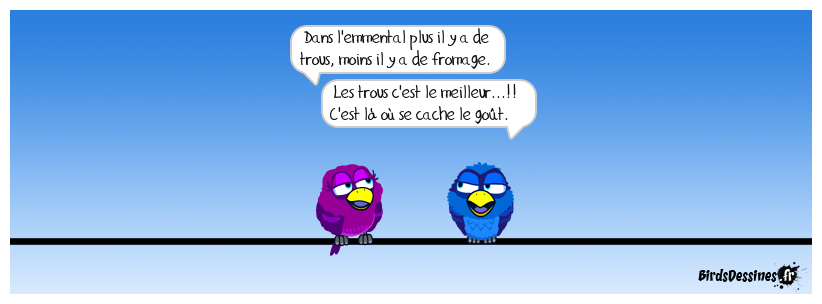Gruyère ses trous et son goût doux.