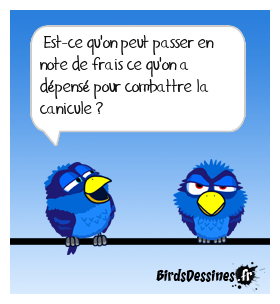 Des notes de frais pour combattre la canicule...