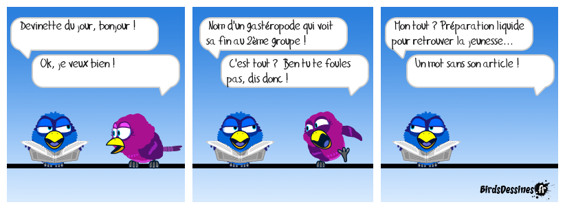 devinette du jour !