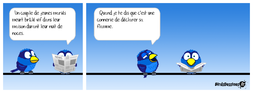 Feu les époux.