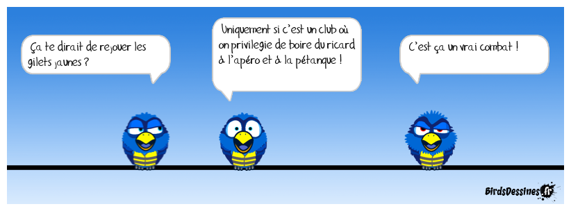 Gilles est jaune !