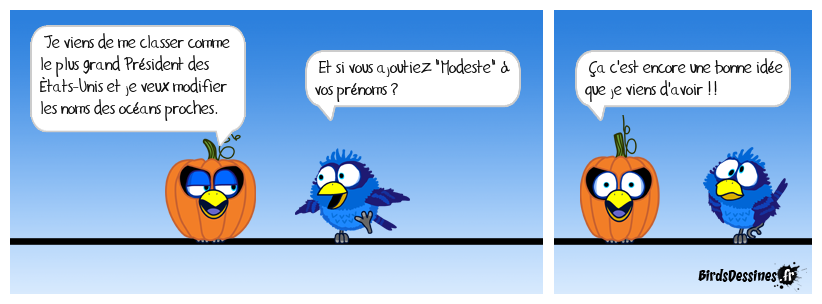Donald Modeste Trump !!